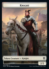 Treasure // Knight Double-Sided Token [Commander Legends: Battle for Baldur's Gate Tokens] | Odin's Place
