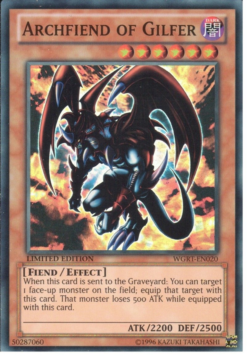 Archfiend of Gilfer [WGRT-EN020] Super Rare | Odin's Place