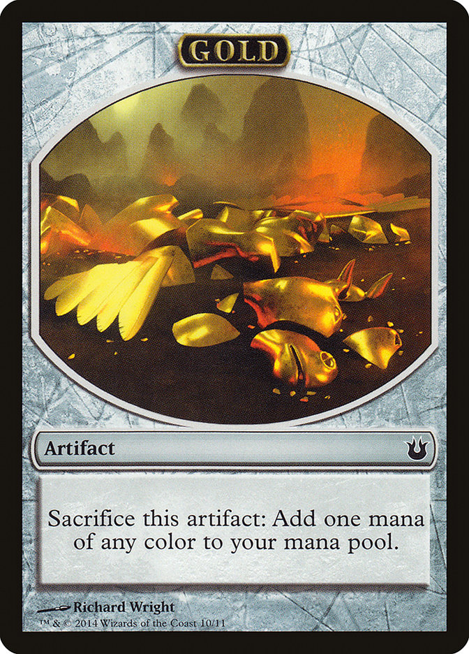 Gold Token (10) [Born of the Gods Tokens] | Odin's Place