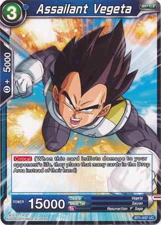 Assailant Vegeta (BT1-037) [Galactic Battle] | Odin's Place