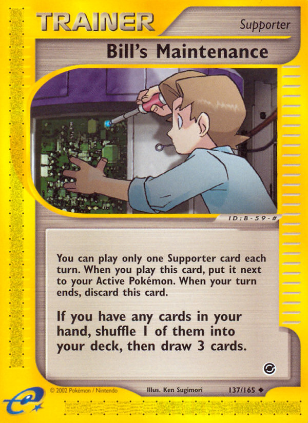 Bill's Maintenance (137/165) [Expedition: Base Set] | Odin's Place