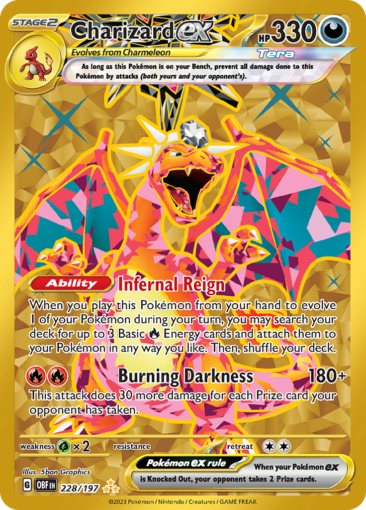 Charizard ex (228/197) [Scarlet & Violet: Obsidian Flames] | Odin's Place