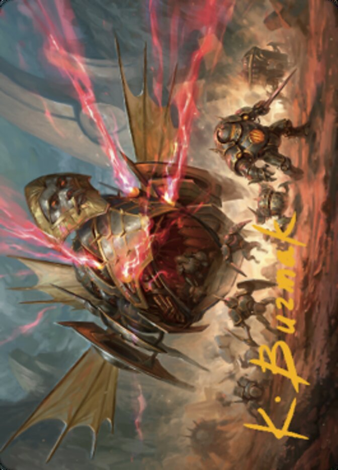 Liberator, Urza's Battlethopter Art Card (Gold-Stamped Signature) [The Brothers' War Art Series] | Odin's Place