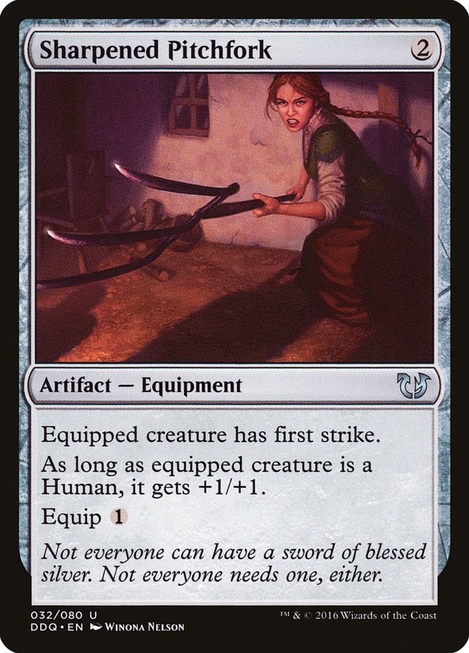Sharpened Pitchfork (32) [Duel Decks: Blessed vs. Cursed] | Odin's Place