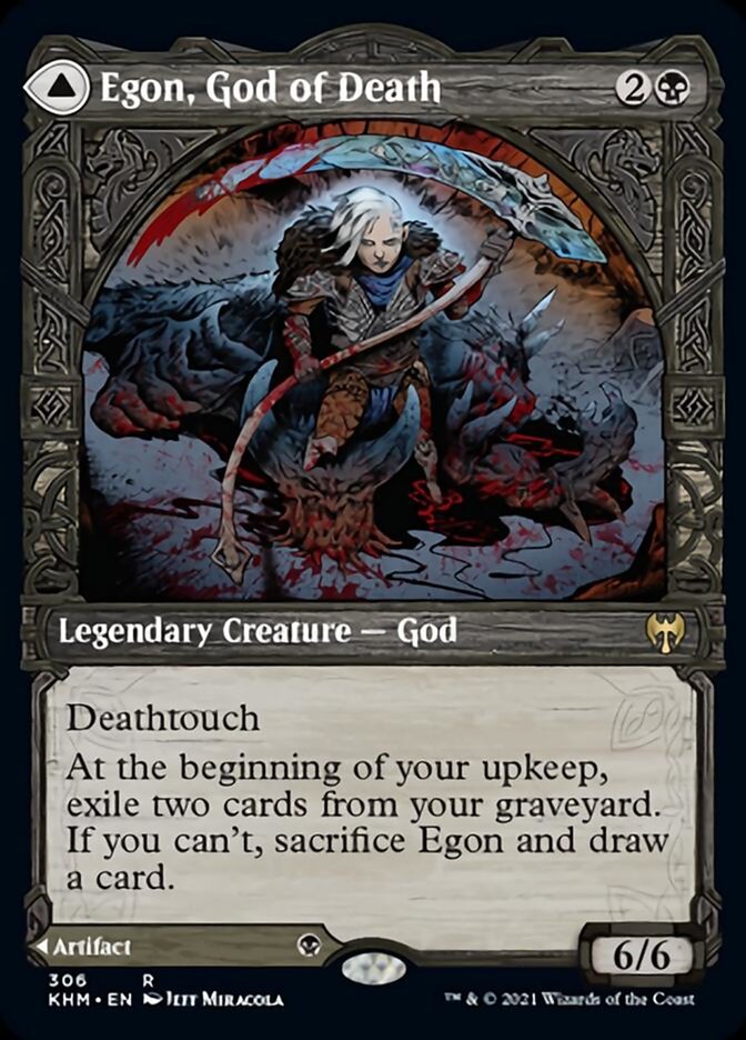 Egon, God of Death // Throne of Death (Showcase) [Kaldheim] | Odin's Place