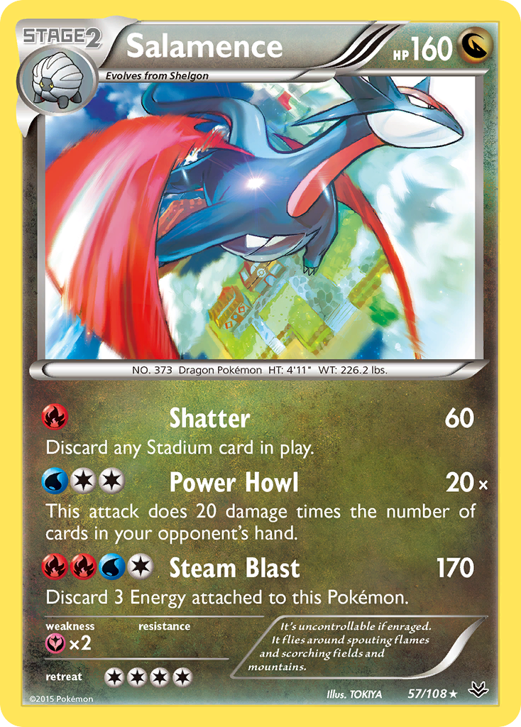 Salamence (57/108) [XY: Roaring Skies] | Odin's Place