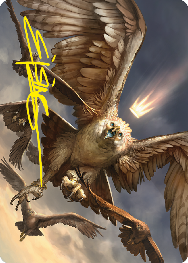 Gwaihir, Greatest of the Eagles Art Card (Gold-Stamped Signature) [The Lord of the Rings: Tales of Middle-earth Art Series] | Odin's Place