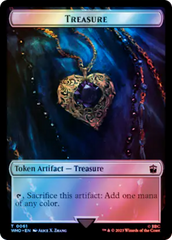 Soldier // Treasure (0061) Double-Sided Token (Surge Foil) [Doctor Who Tokens] | Odin's Place