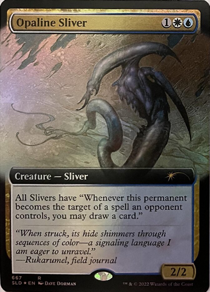 Opaline Sliver (Extended Art) [Secret Lair Drop Promos] | Odin's Place