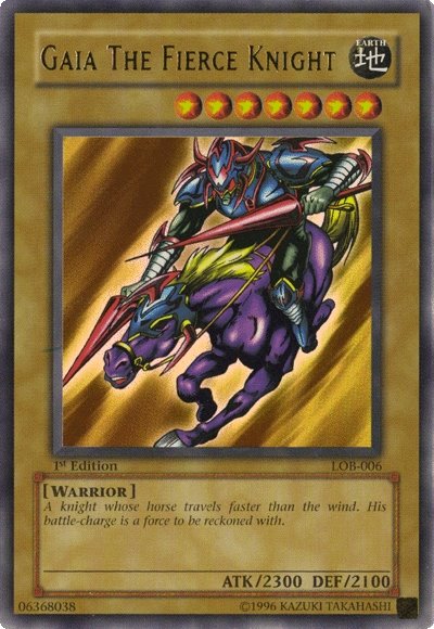 Gaia The Fierce Knight [LOB-006] Ultra Rare | Odin's Place