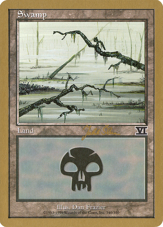 Swamp (js340b) (Jakub Slemr) [World Championship Decks 1999] | Odin's Place