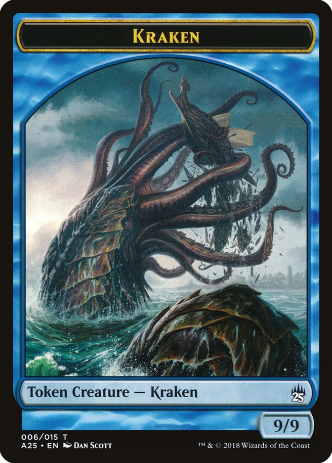 Fish // Kraken Double-Sided Token [Masters 25 Tokens] | Odin's Place
