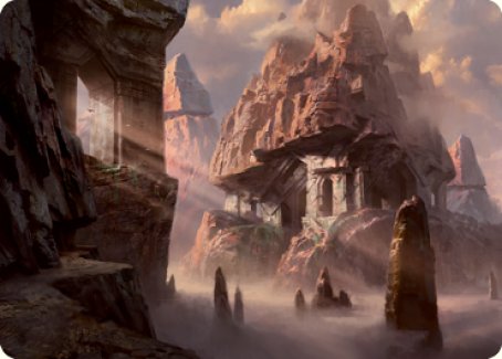 Mountain (277) Art Card [Dungeons & Dragons: Adventures in the Forgotten Realms Art Series] | Odin's Place