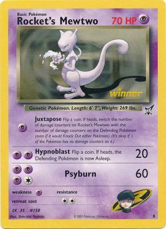 Rocket's Mewtwo (8) (Jumbo Card) [Best of Promos] | Odin's Place