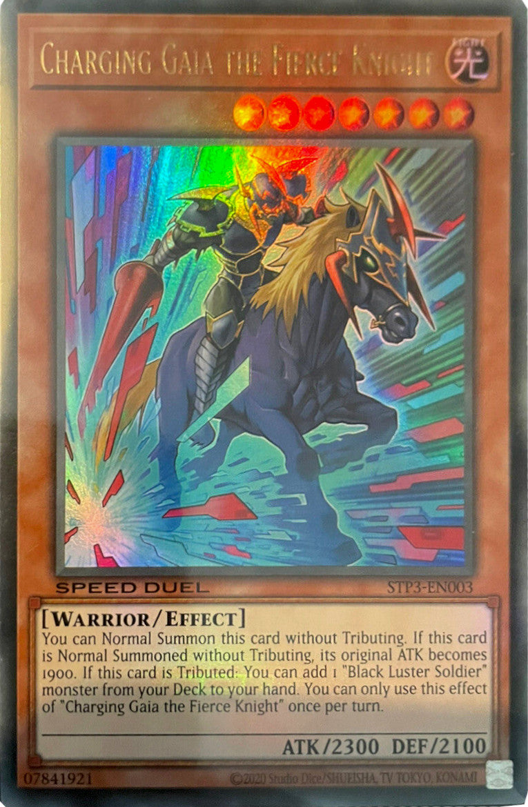 Charging Gaia the Fierce Knight [STP3-EN003] Ultra Rare | Odin's Place