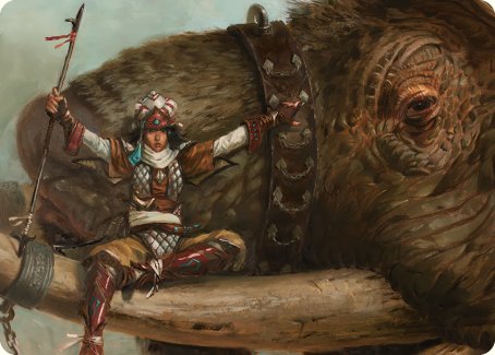 Tuskguard Captain Art Card [Commander Masters Art Series] | Odin's Place