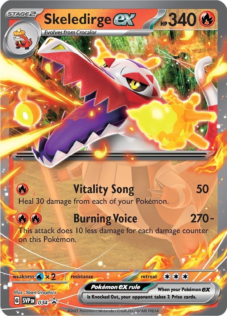 Skeledirge ex (034) [Scarlet & Violet: Black Star Promos] | Odin's Place