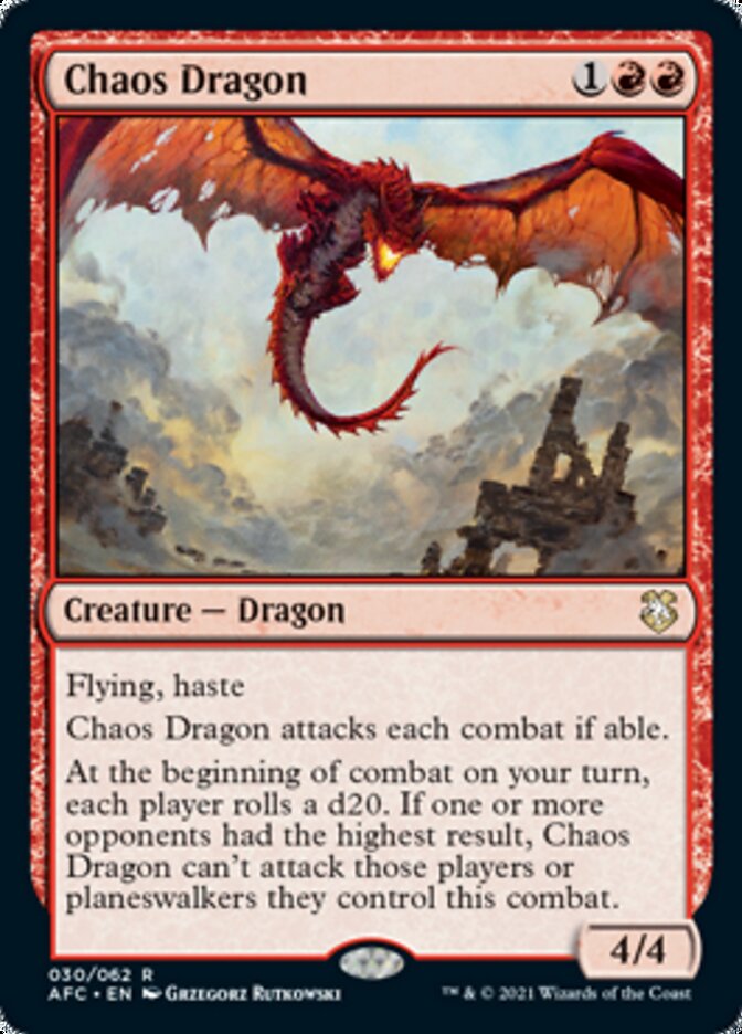 Chaos Dragon [Dungeons & Dragons: Adventures in the Forgotten Realms Commander] | Odin's Place