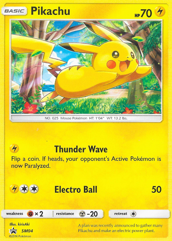 Pikachu (SM04) [Sun & Moon: Black Star Promos] | Odin's Place