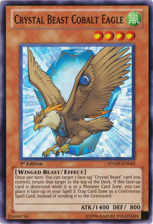 Crystal Beast Cobalt Eagle [RYMP-EN045] Super Rare | Odin's Place
