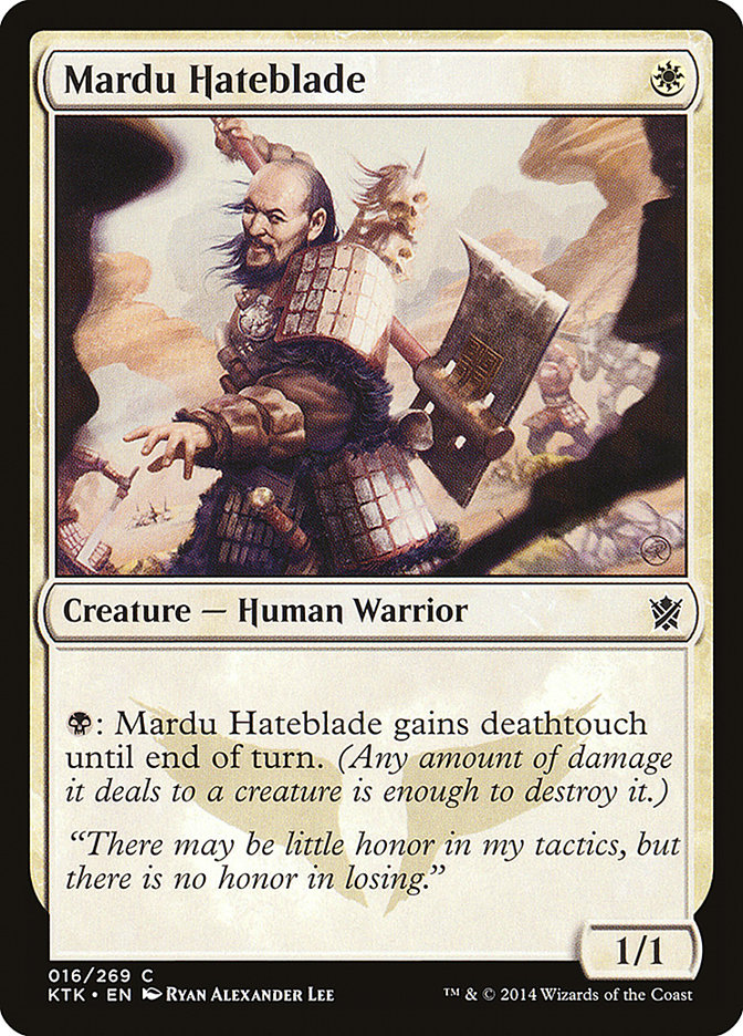 Mardu Hateblade (16) [Khans of Tarkir] | Odin's Place