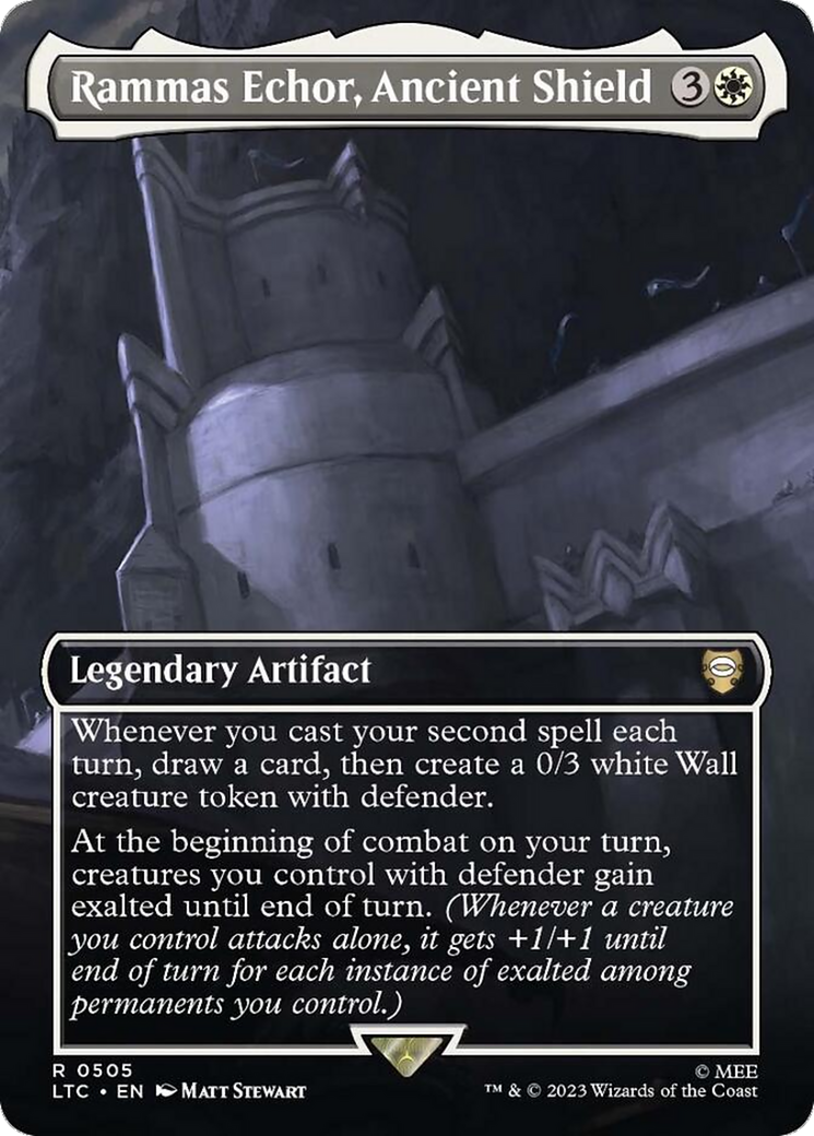 Rammas Echor, Ancient Shield (Borderless) [The Lord of the Rings: Tales of Middle-Earth Commander] | Odin's Place