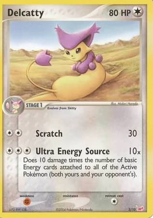 Delcatty (3/10) [EX: Trainer Kit - Latias] | Odin's Place