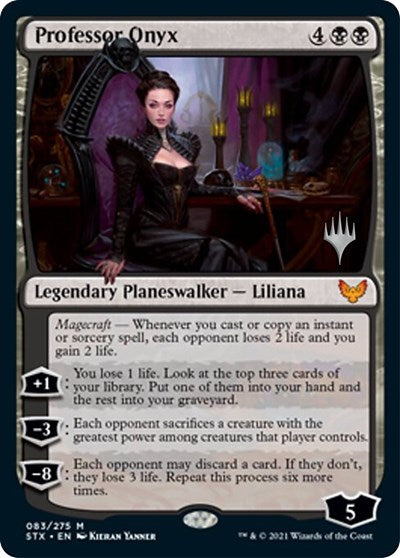 Professor Onyx (Promo Pack) [Strixhaven: School of Mages Promos] | Odin's Place