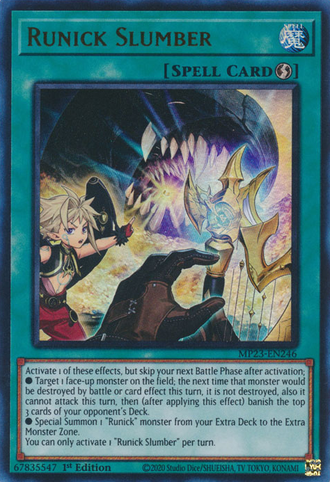 Runick Slumber [MP23-EN246] Ultra Rare | Odin's Place