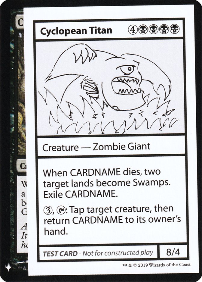 Cyclopean Titan [Mystery Booster Playtest Cards] | Odin's Place