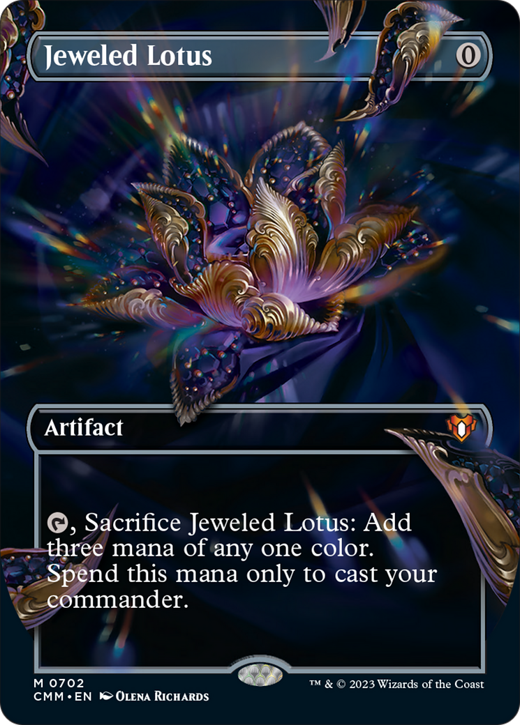 Jeweled Lotus (Borderless Frame Break) [Commander Masters] | Odin's Place