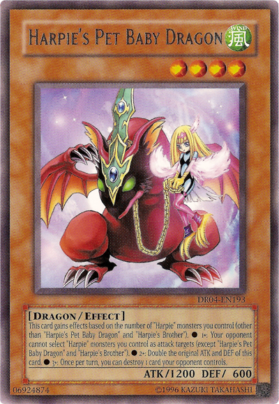 Harpie's Pet Baby Dragon [DR04-EN193] Rare | Odin's Place