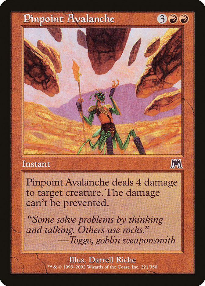 Pinpoint Avalanche (221) [Onslaught] | Odin's Place