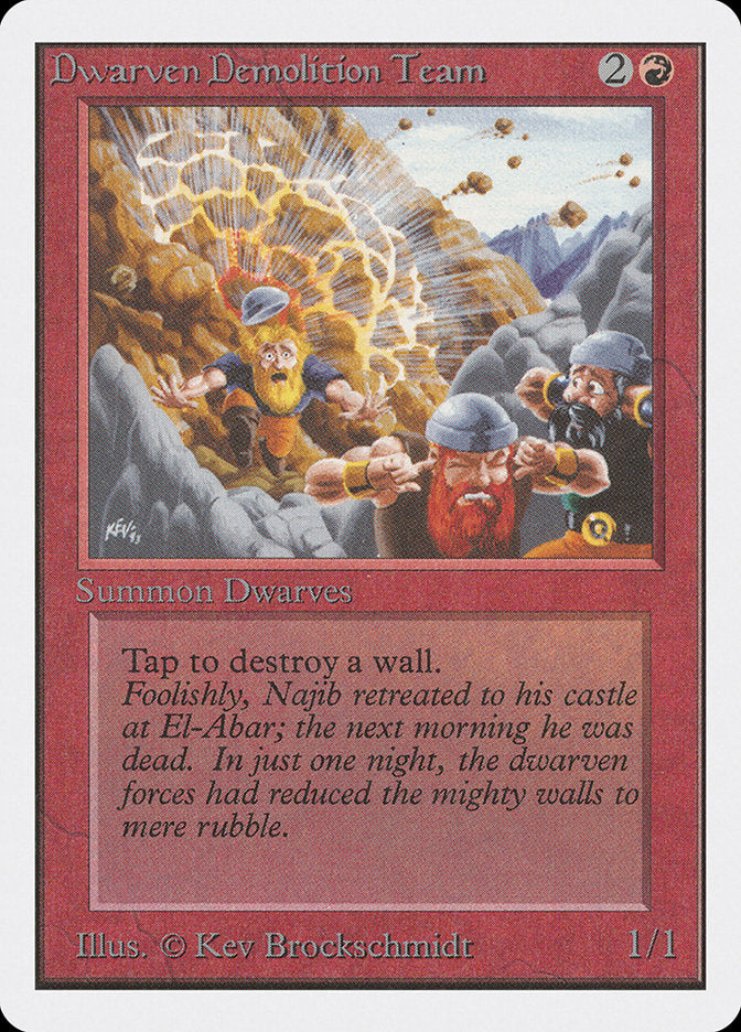Dwarven Demolition Team (143) [Unlimited Edition] | Odin's Place