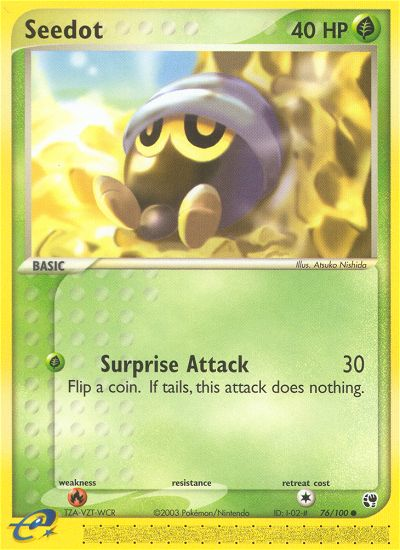 Seedot (76/100) [EX: Sandstorm] | Odin's Place