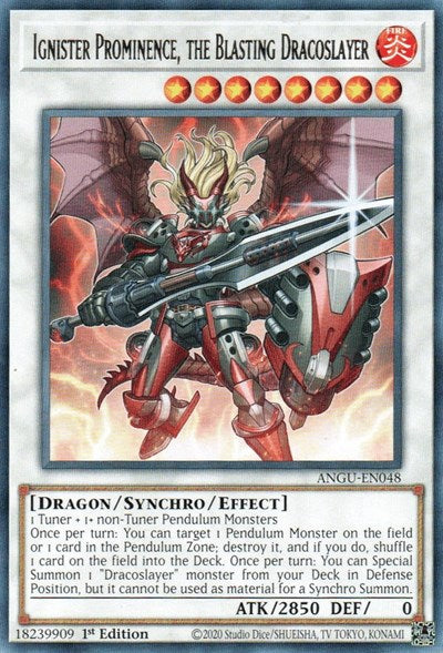 Ignister Prominence, the Blasting Dracoslayer (Rare) [ANGU-EN048] Rare | Odin's Place