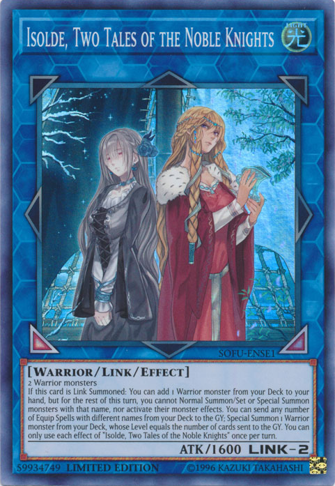 Isolde, Two Tales of the Noble Knights [SOFU-ENSE1] Super Rare | Odin's Place