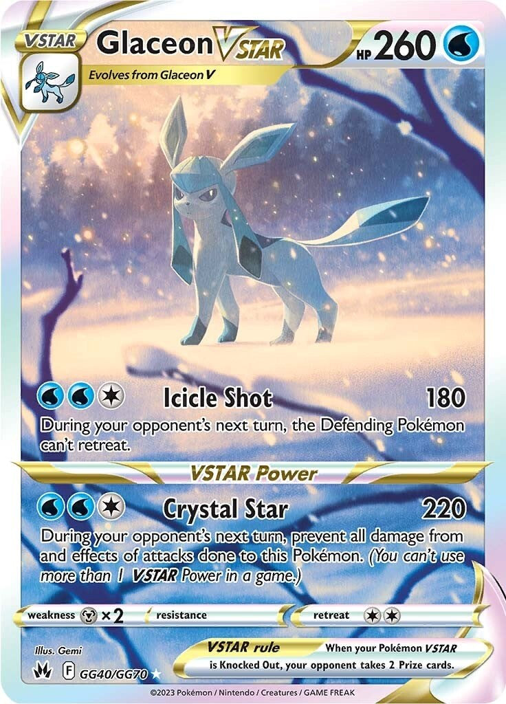 Glaceon VSTAR (GG40/GG70) [Sword & Shield: Crown Zenith] | Odin's Place