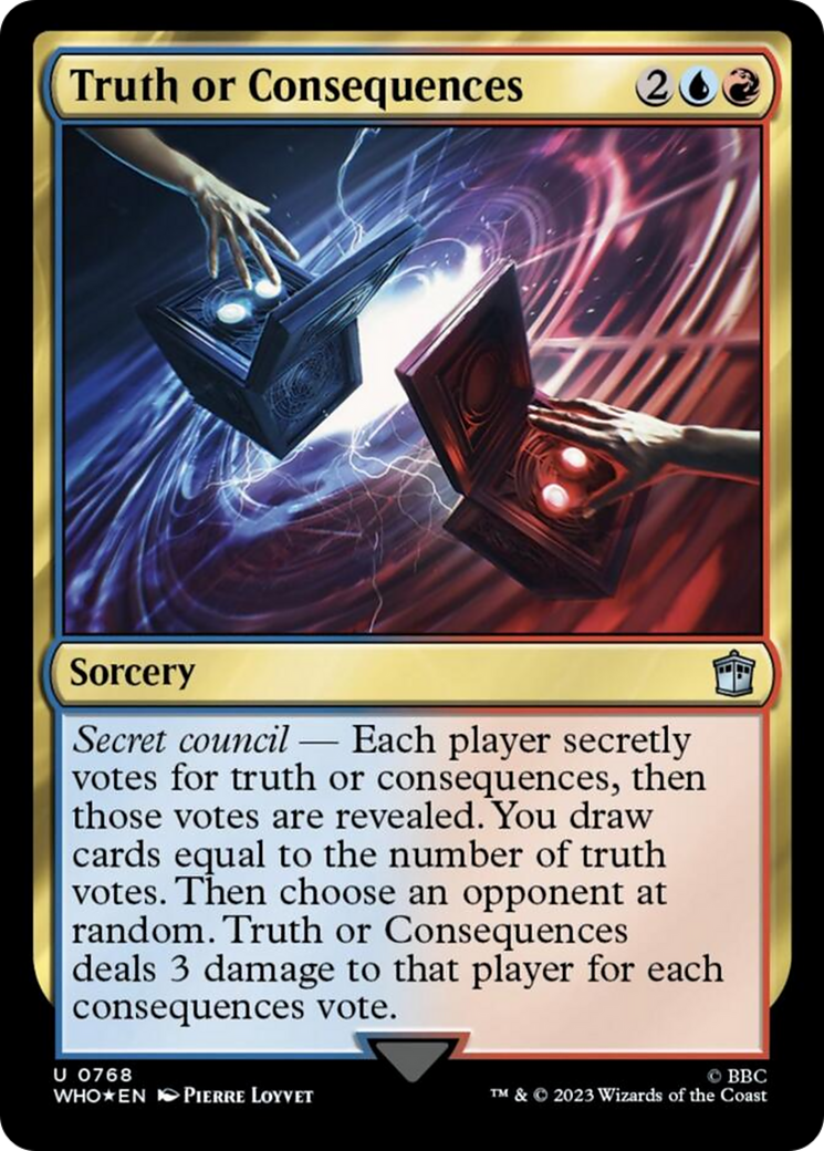 Truth or Consequences (Surge Foil) [Doctor Who] | Odin's Place