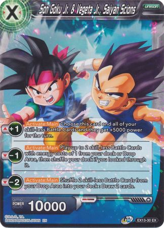 Son Goku Jr. & Vegeta Jr., Saiyan Scions (EX13-30) [Special Anniversary Set 2020] | Odin's Place