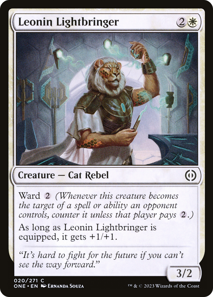 Leonin Lightbringer [Phyrexia: All Will Be One] | Odin's Place
