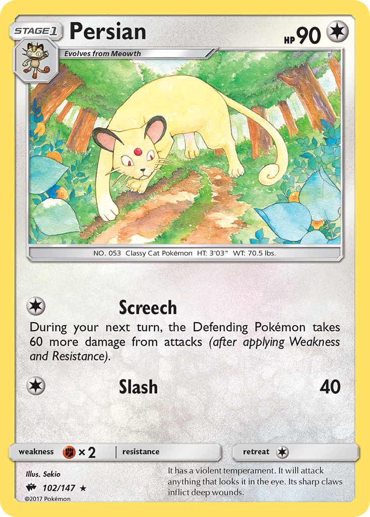 Persian (102/147) [Sun & Moon: Burning Shadows] | Odin's Place