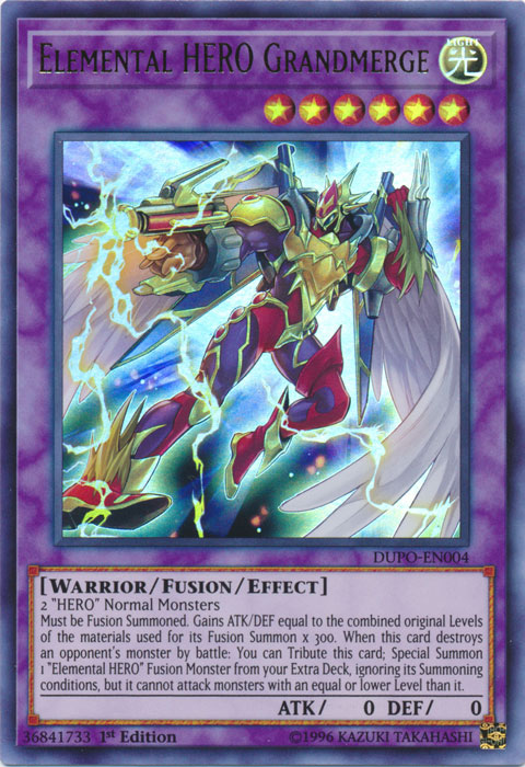 Elemental Hero Grandmerge [DUPO-EN004] Ultra Rare | Odin's Place