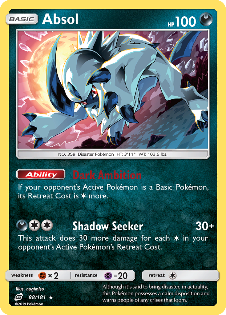 Absol (88/181) [Sun & Moon: Team Up] | Odin's Place