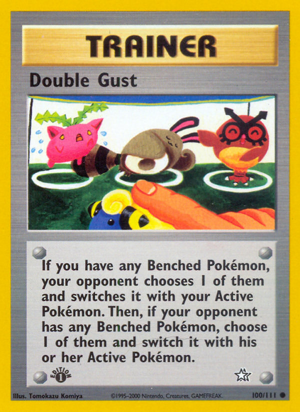 Double Gust (100/111) [Neo Genesis 1st Edition] | Odin's Place