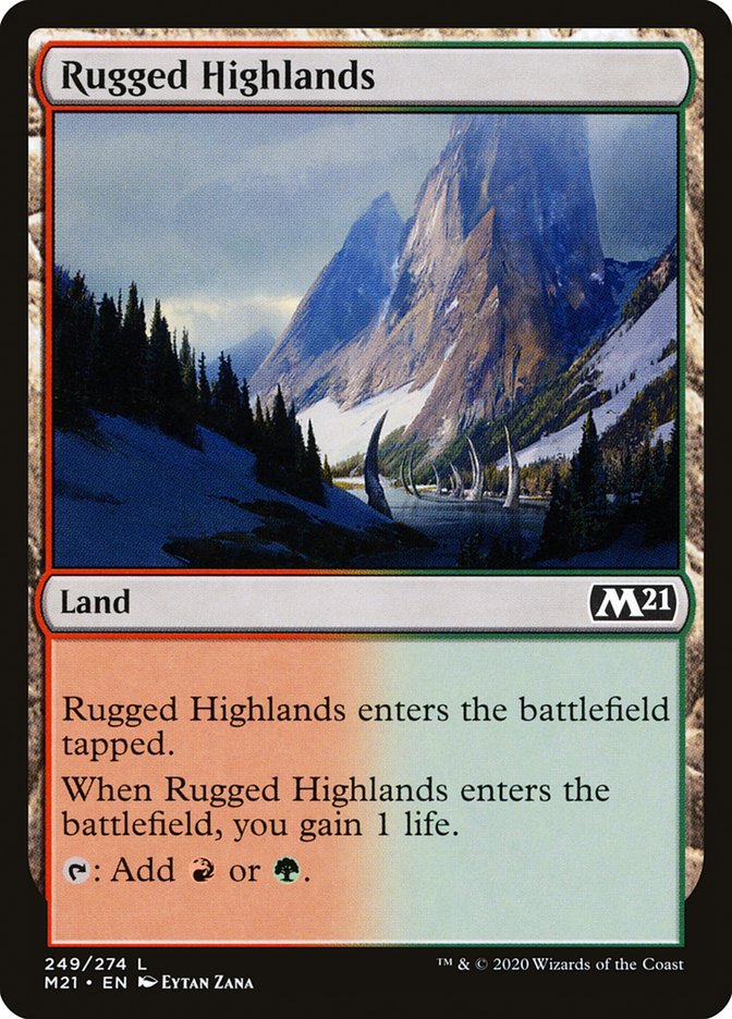 Rugged Highlands [Core Set 2021] | Odin's Place