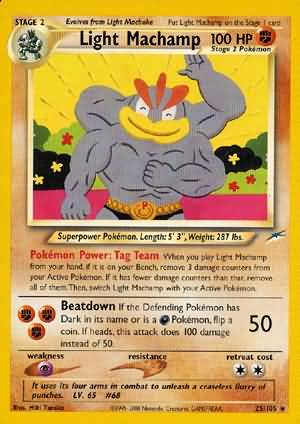 Light Machamp (25/105) [Neo Destiny Unlimited] | Odin's Place