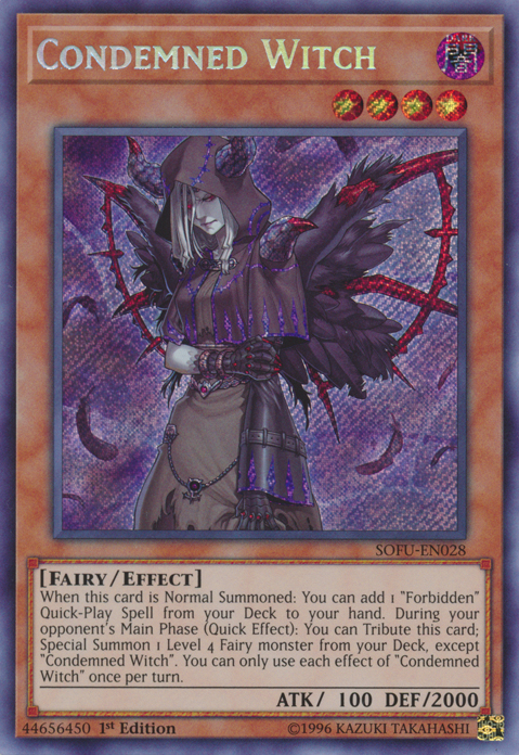 Condemned Witch [SOFU-EN028] Secret Rare | Odin's Place