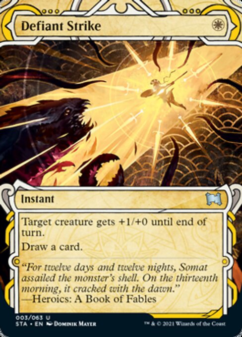 Defiant Strike [Strixhaven: School of Mages Mystical Archive] | Odin's Place