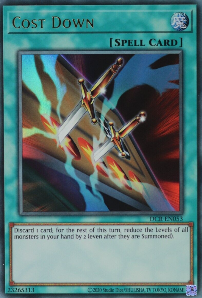Cost Down (25th Anniversary) [DCR-EN053] Ultra Rare | Odin's Place